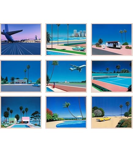 Amazon.com: トライエックス TriX TX-1856 Poster Hiroshi Nagai/BLUE